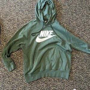 Green nike sweatshirt